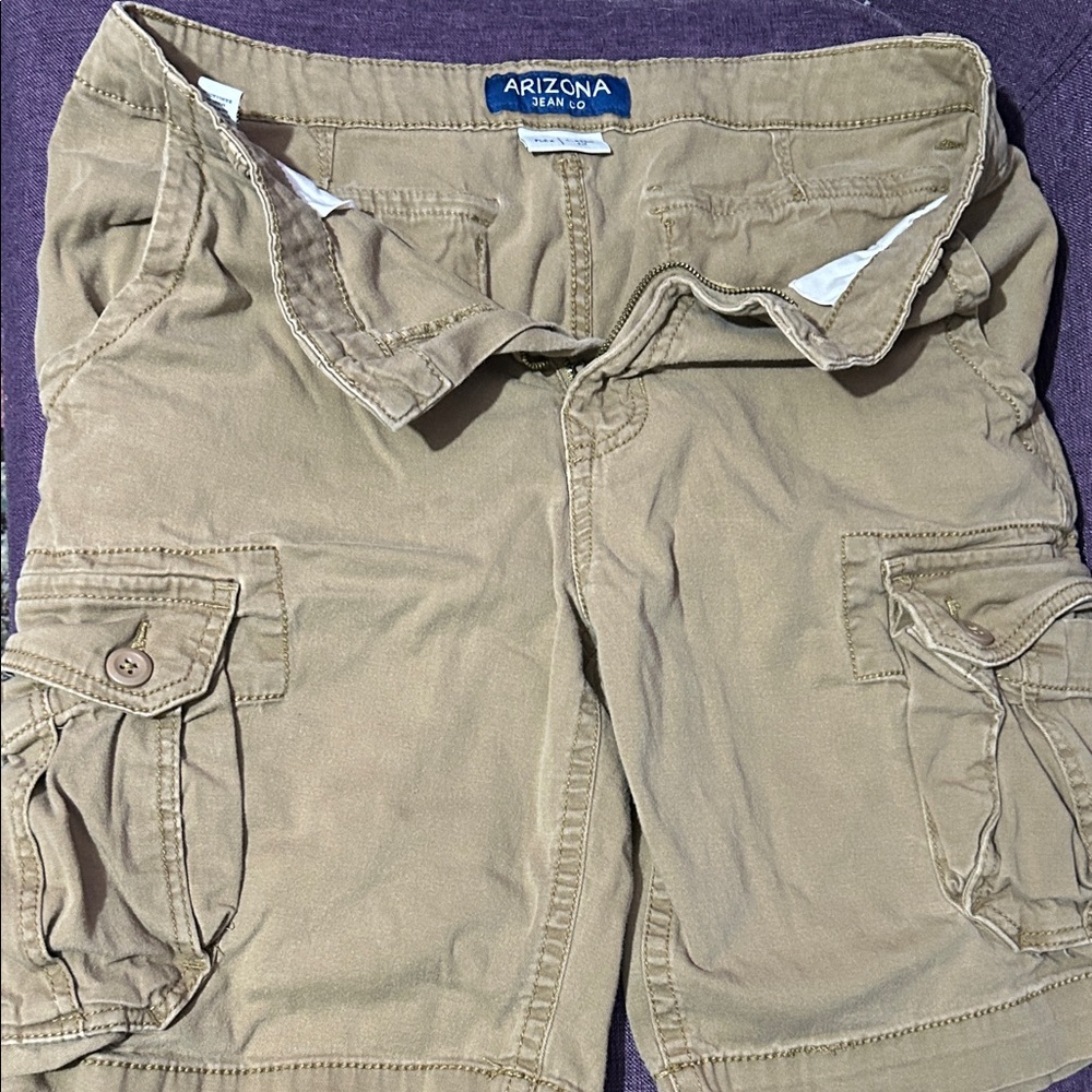 Arizona Jean Company Men's Khaki Cargo Shorts